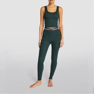 Skims Cotton Rib Legging | Spruce Multi (M)